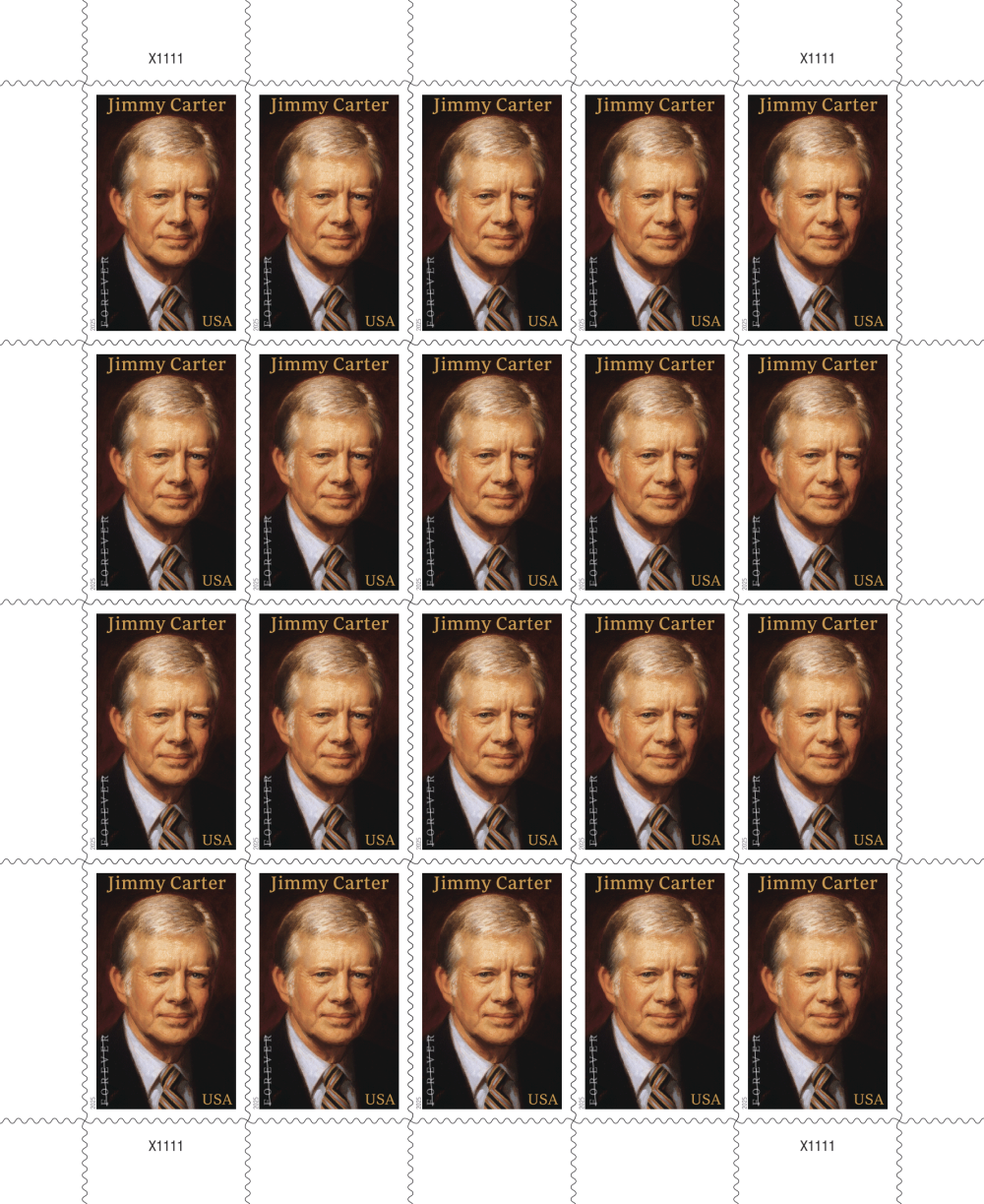 2025 Jimmy Carter Stamps | Forever Stamps US Postage Stamps