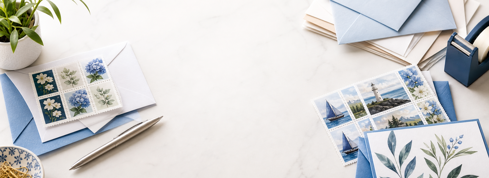 Genuine USPS Forever Stamps for letters and cards