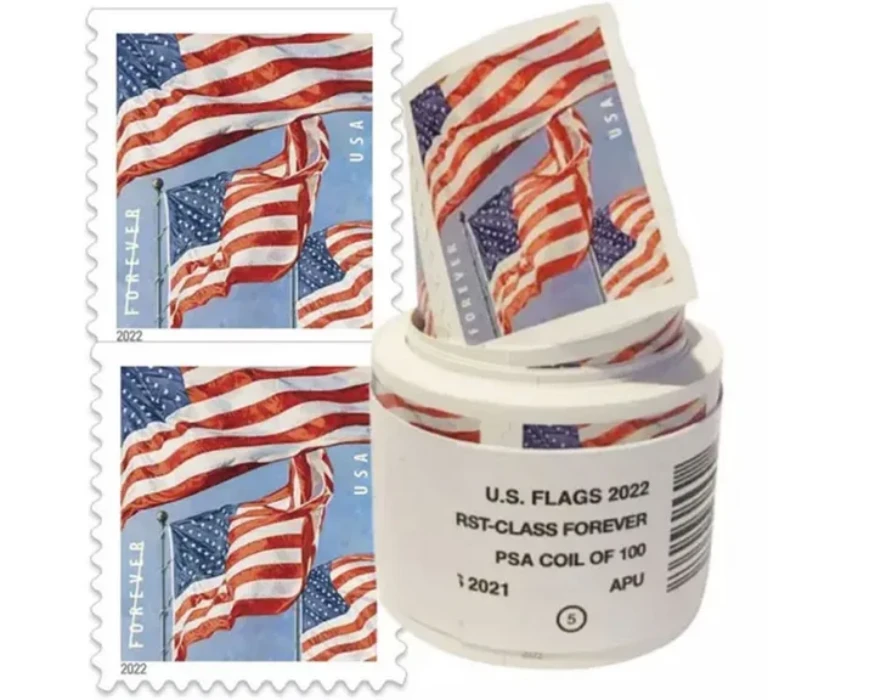 2022 U.S. Flag Forever Stamps 10 Rolls