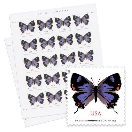 2021 Colorado Hairstreak Forever®Stamps | Forever Stamps US Postage Stamps