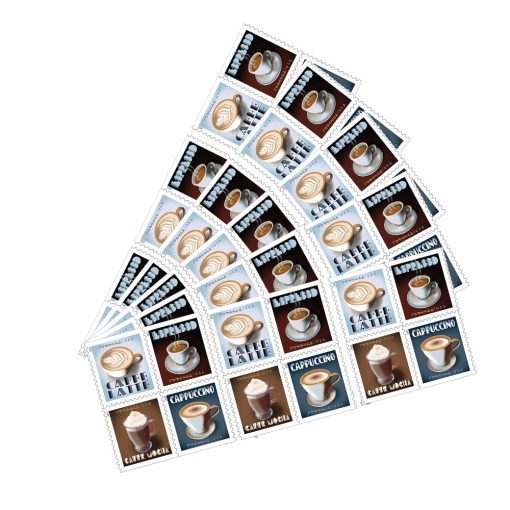 2021 Espresso Drinks Coffee Forever stamps | Forever Stamps US Postage Stamps