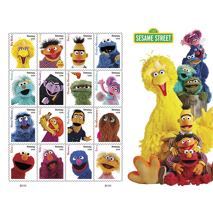 2019 Sesame Street Forever®Stamp | Forever Stamps US Postage Stamps