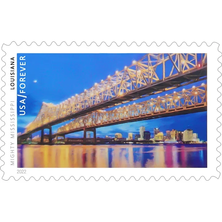 2022 Mighty Mississippi Stamps - Forever Stamps