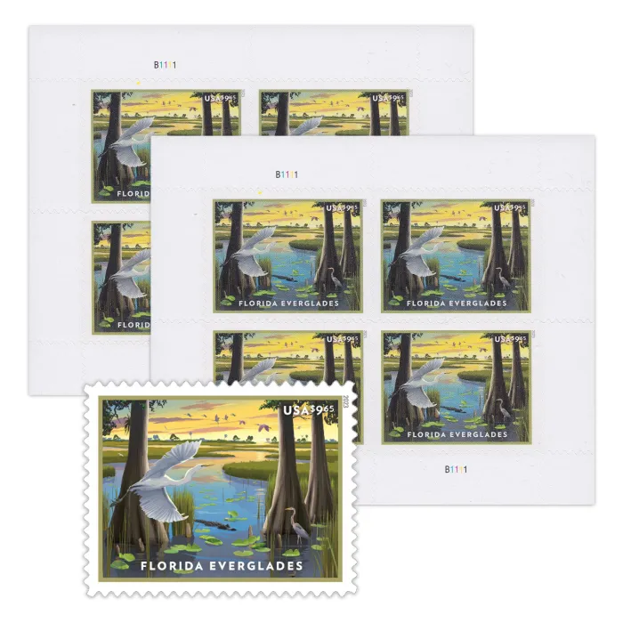 2023 FLORIDA EVERGLADES STAMPS | Forever Stamps US Postage Stamps