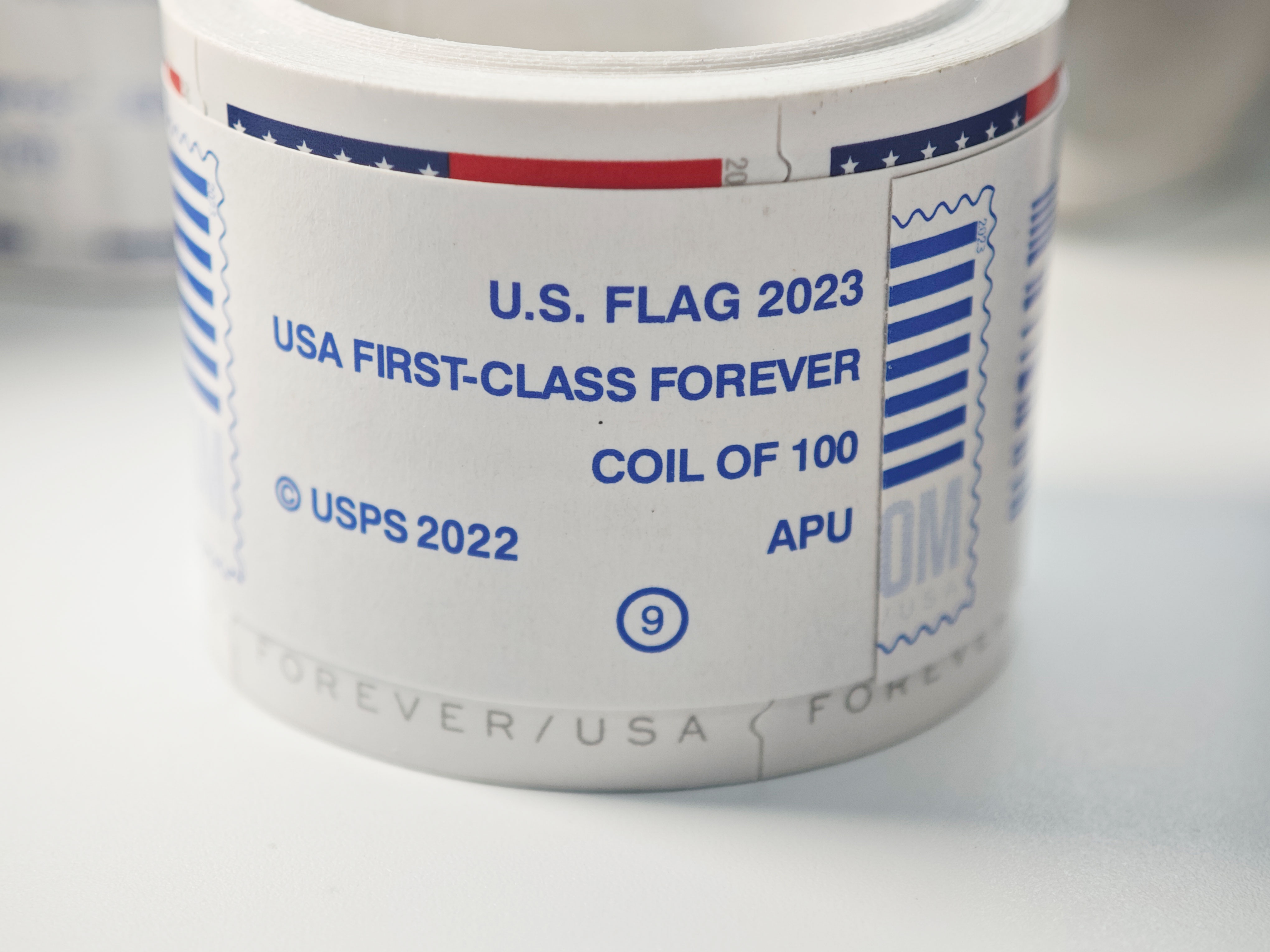 Big Sales! 3 U.S. Flag Stamps,3 Rolls/300 Pcs - Forever Stamps