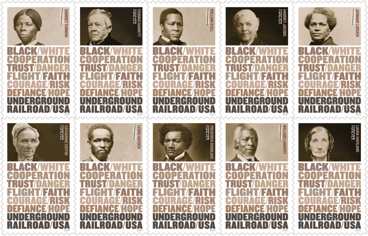 2024 The Underground Railroad Stamps - Forever Stamps