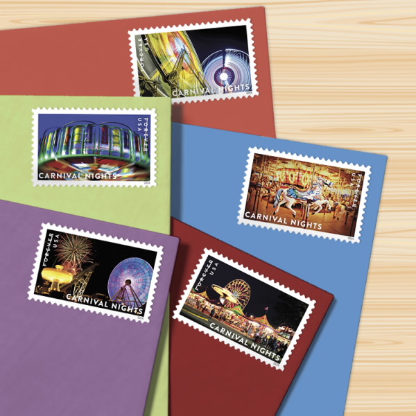 2024 Carnival Nights Stamps - Forever Stamps