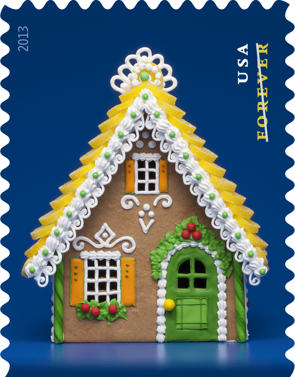 2013 Gingerbread Houses Stamps - Forever Stamps