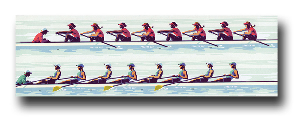 2022 Women's Rowing Stamps 100 PCS - Forever Stamps