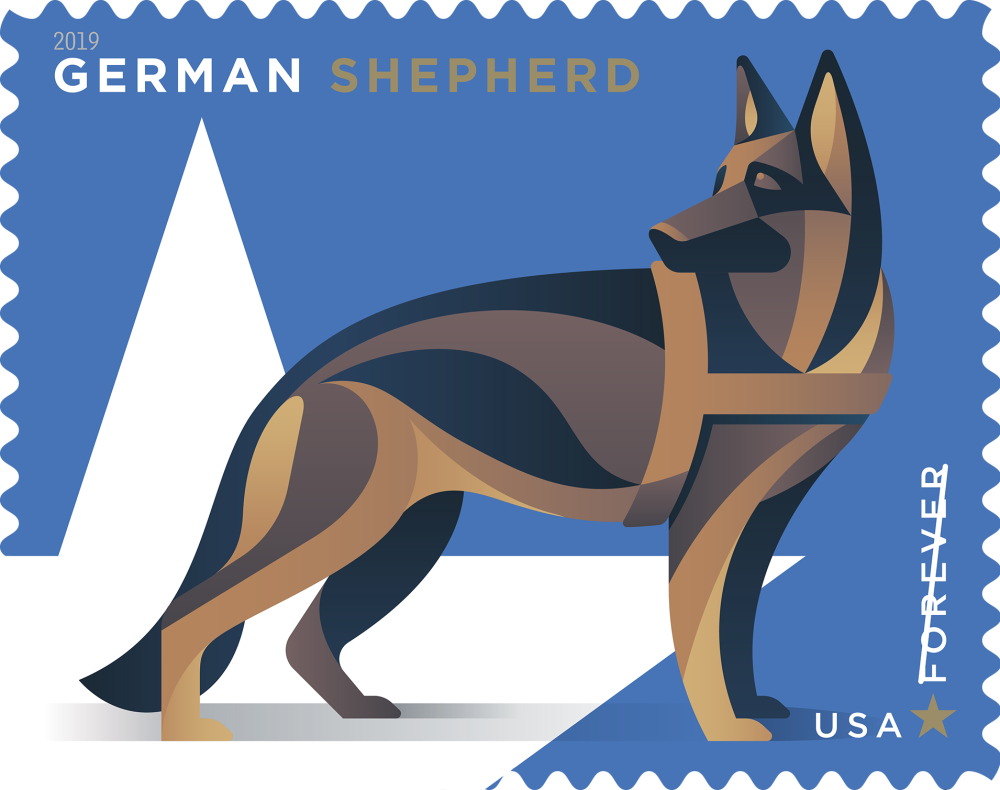 2019 Military Working Dogs Stamps 100 PCS | Forever Stamps US Postage Stamps