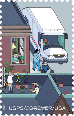 2025. 250 Years of Delivering Stamps 100 pcs - Forever Stamps