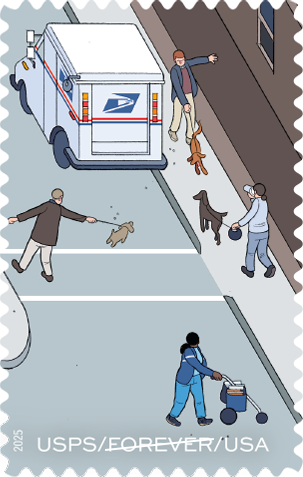 2025. 250 Years of Delivering Stamps 100 pcs - Forever Stamps