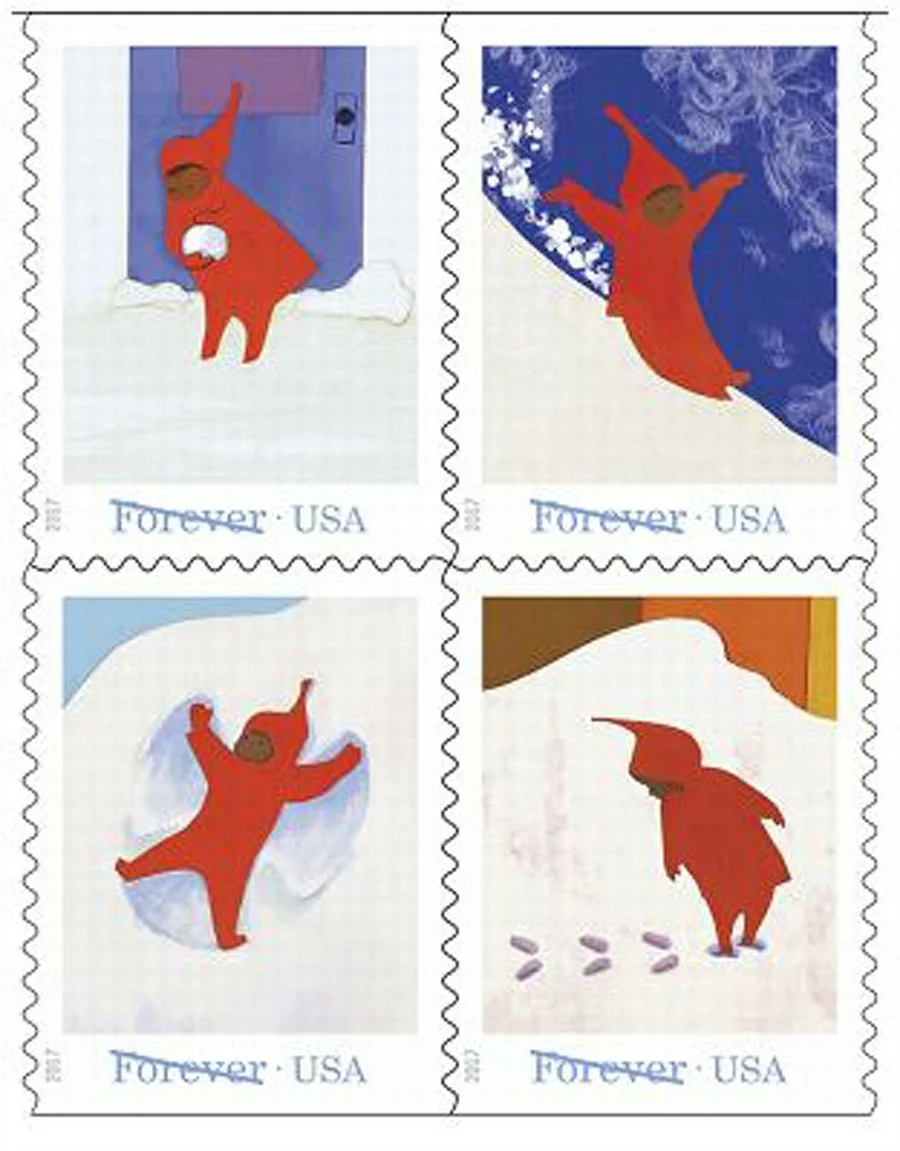 2017 The Snowy Day  stamps - Forever Stamps