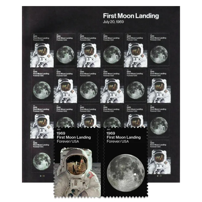 2019 First Moon Landing - Forever Stamps