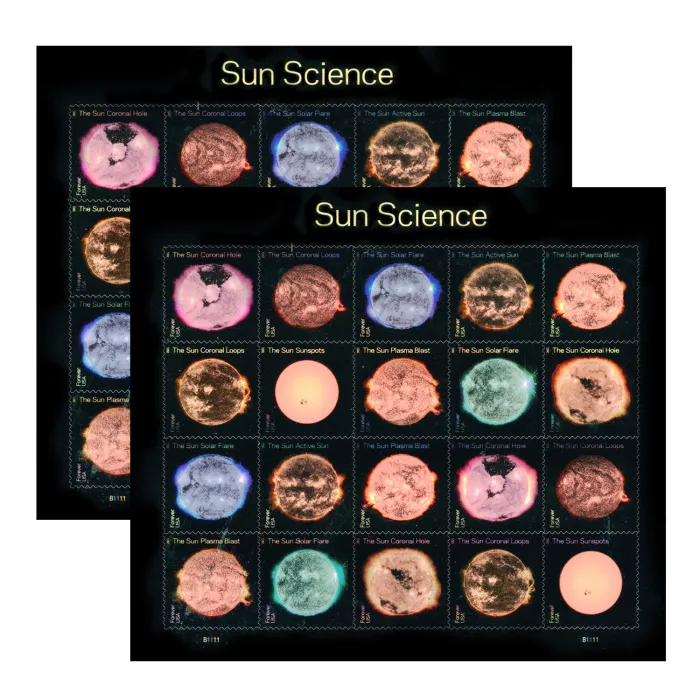 2021 Sun Science Stamps - Forever Stamps