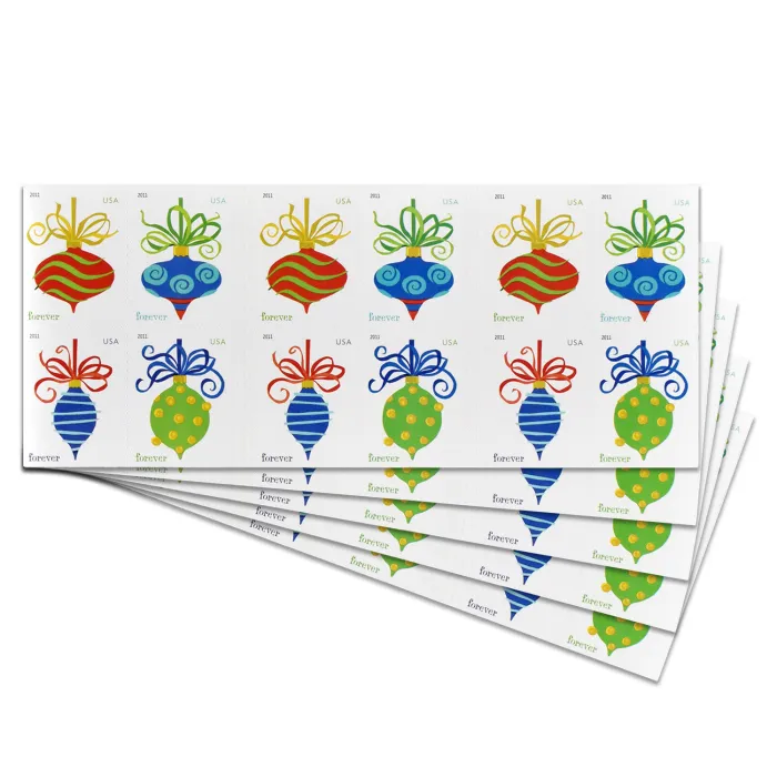 2011 Holiday Baubles - Forever Stamps