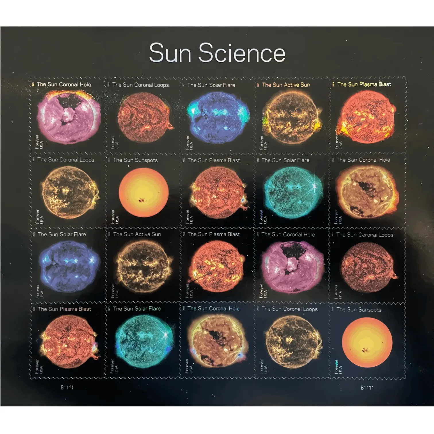 2021 Sun Science Stamps - Forever Stamps