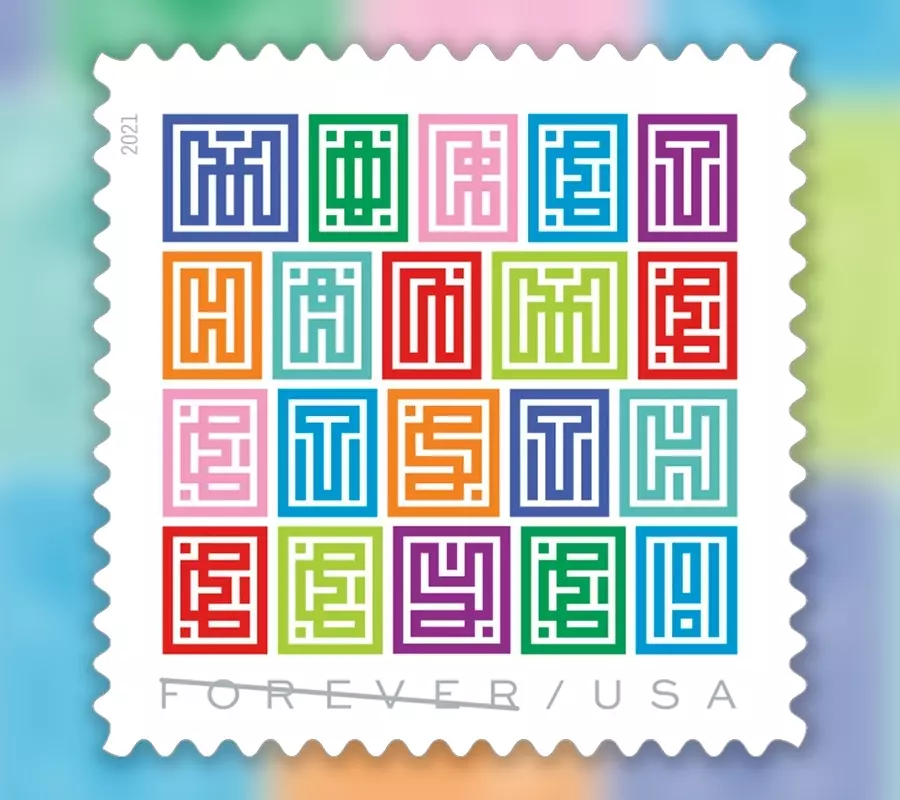 2021 Mystery Message Forever Stamps - Forever Stamps