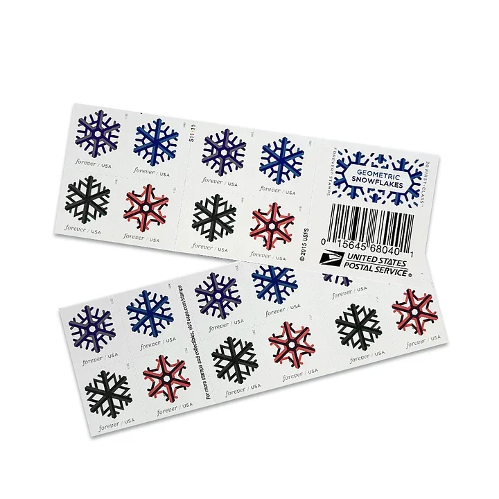 2015 Geometric Snowflake - Forever Stamps
