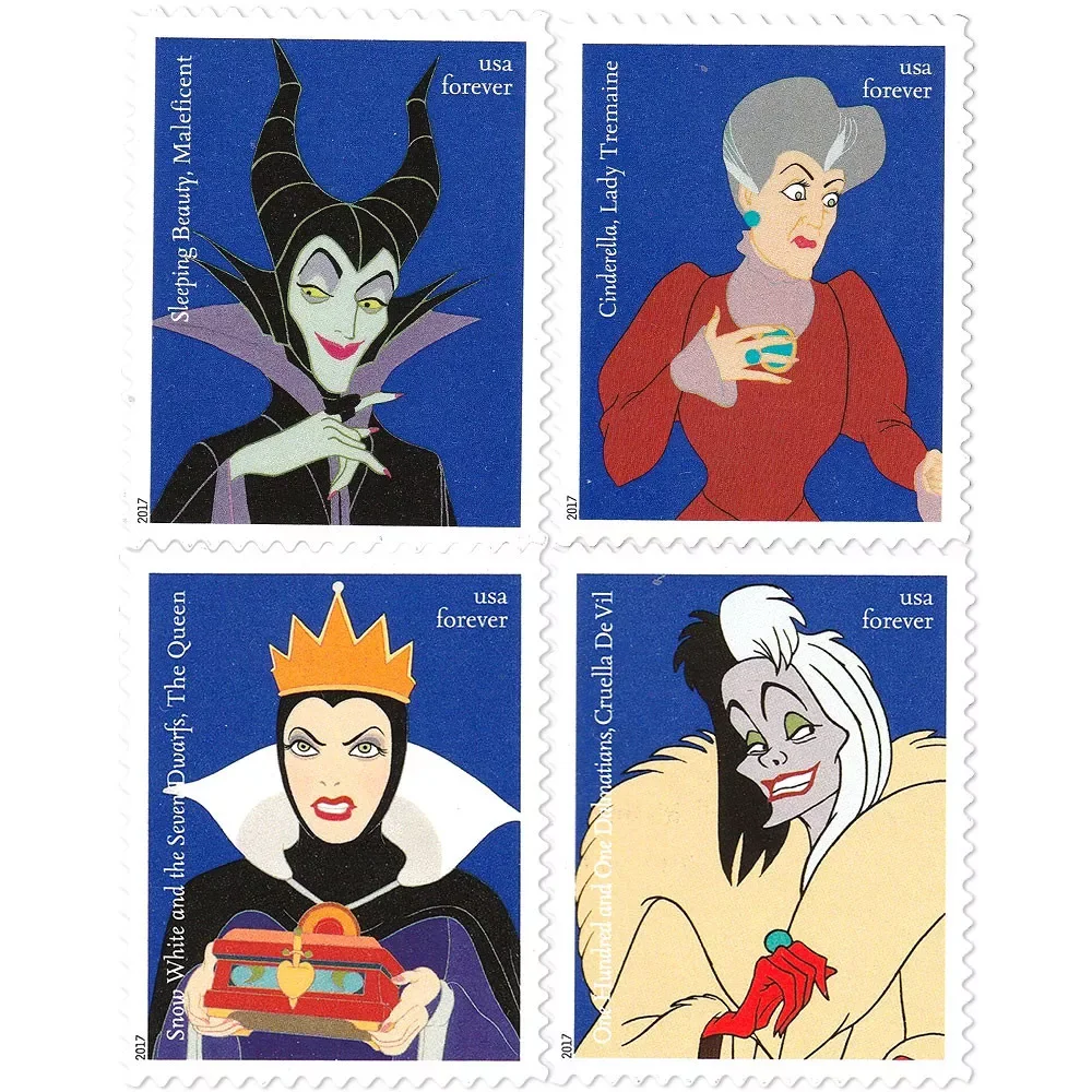 2017- Disney Villains - Forever Stamps