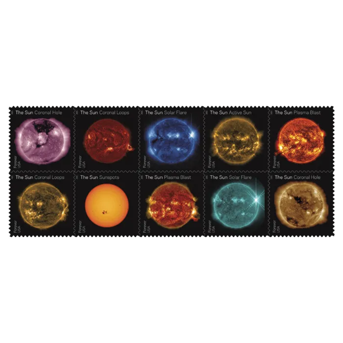 2021 Sun Science Stamps - Forever Stamps