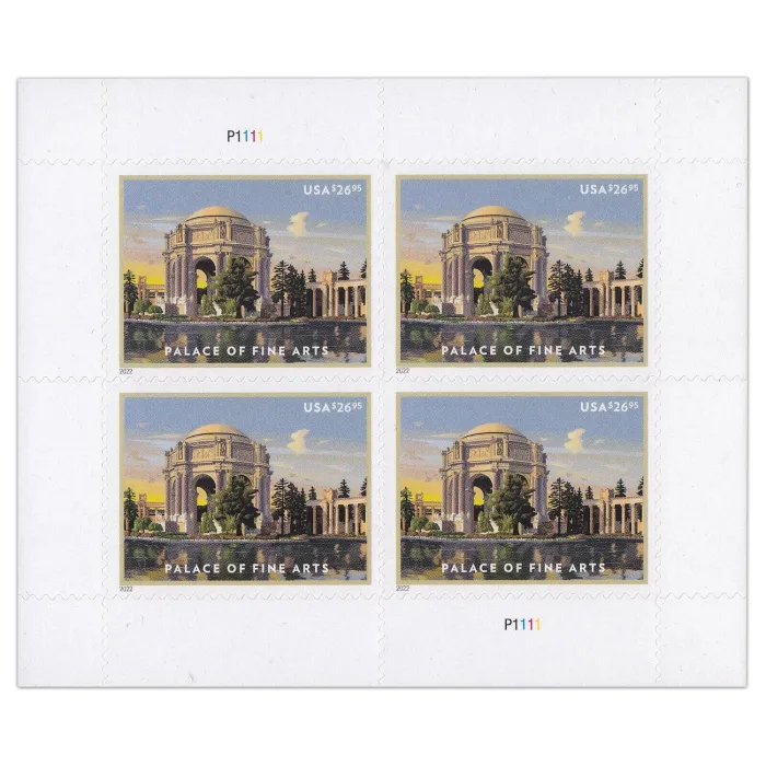 2022 Palace of Fine Arts 100 PCS - Forever Stamps
