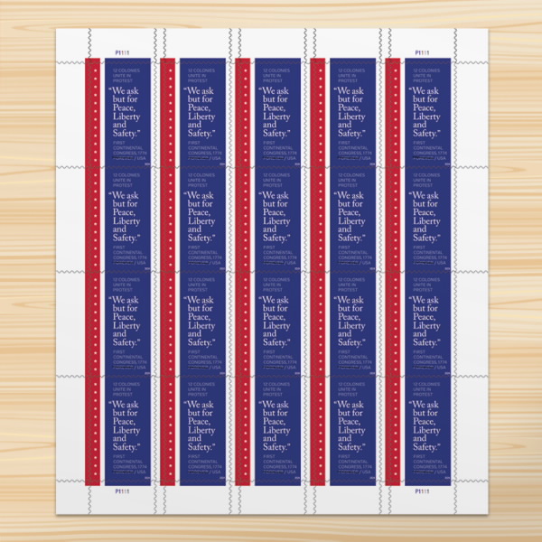 2024 First Continental congress - Forever Stamps