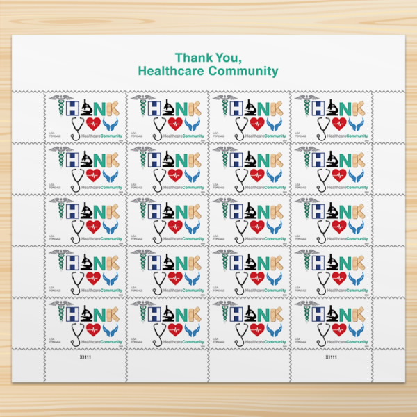 2024 Thank You, Healthcare community Stamps - Forever Stamps