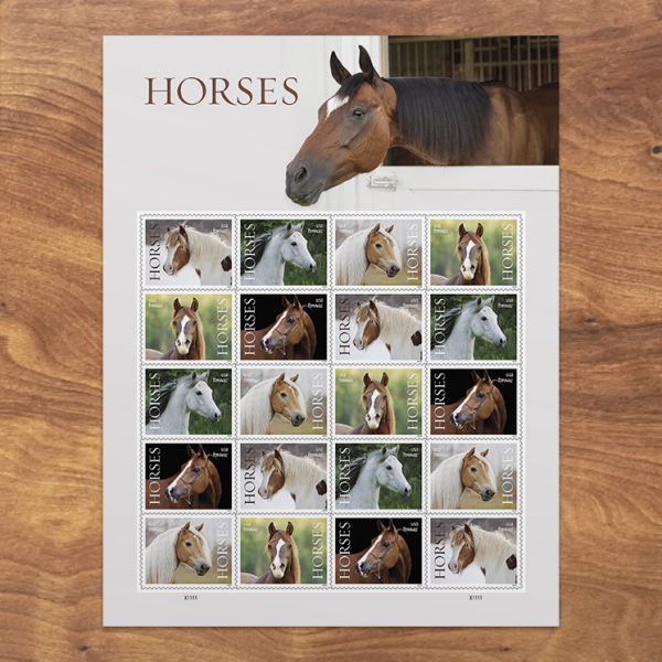2024 Horses Stamps - Forever Stamps