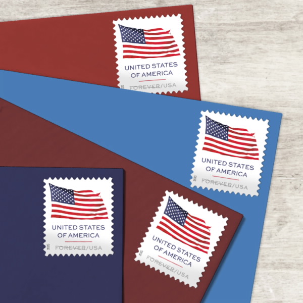 2025 U.S. Flag Stamps 10 rolls - Forever Stamps