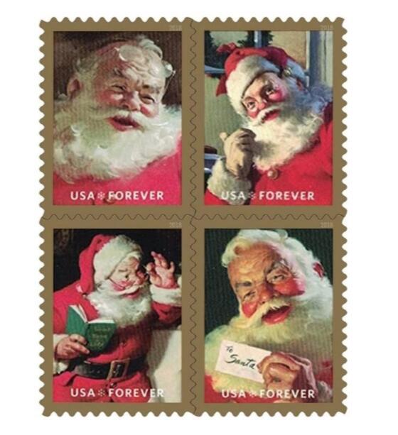 Big Sales! Christmas Collection Stamps,300 Pcs - Forever Stamps