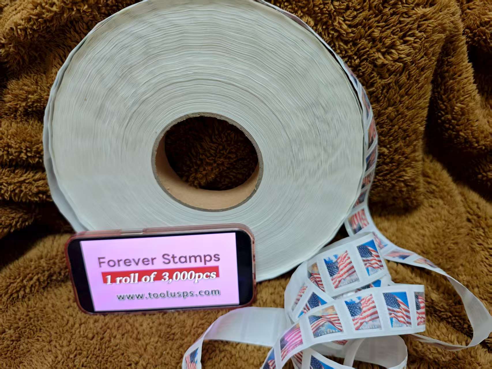 2024 U.S. Flags Stamps 3000 PCS - Forever Stamps