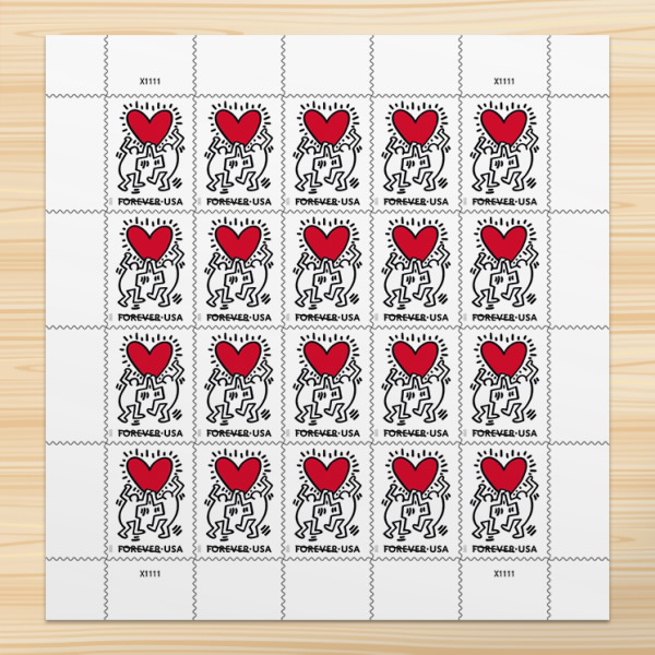 2025 Love Stamps 100 pcs - Forever Stamps