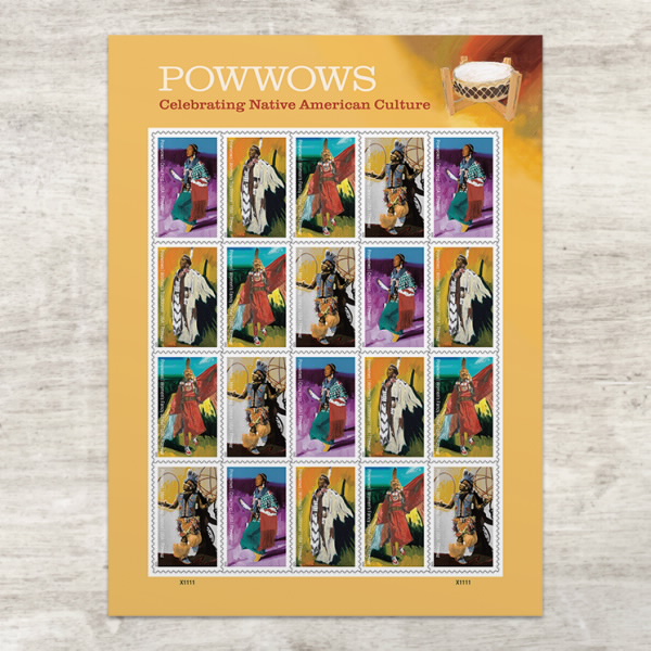 2025 Powwows Celebrating Native American Culture Stamps 100 pcs - Forever Stamps