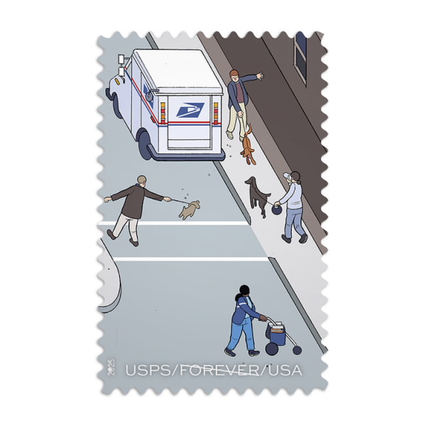 2025 250 Years of Delivering Stamps 100 pcs - Forever Stamps