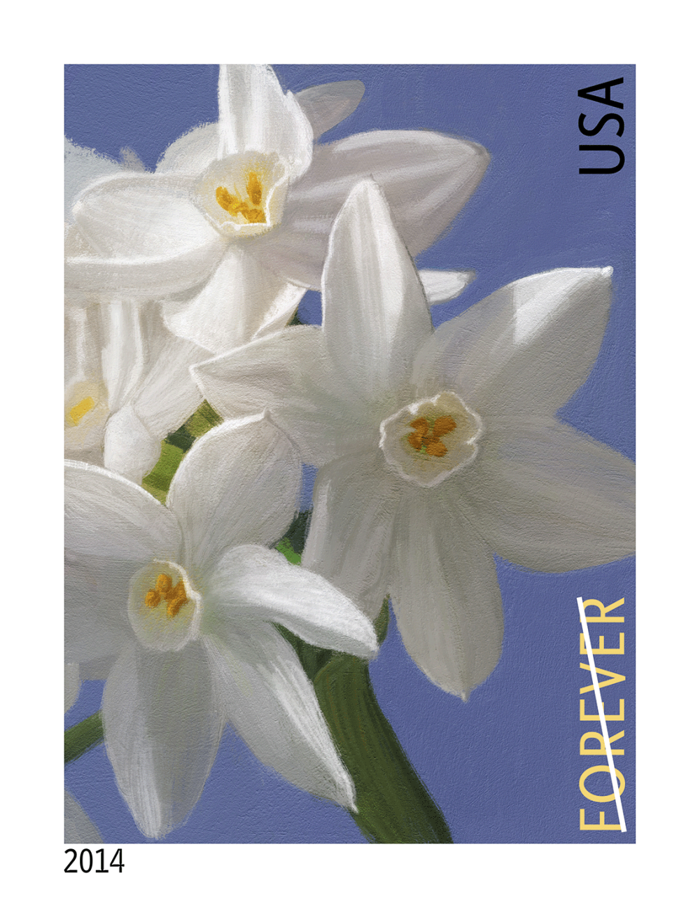 2014 Winter Flowers Stamps - Forever Stamps