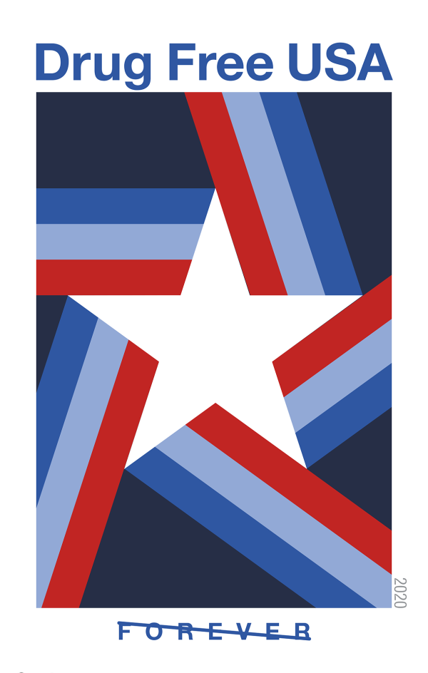 2020 Drug Free USA Stamps - Forever Stamps