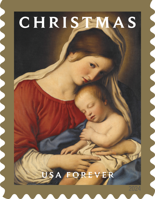 2024 Christmas Madonna and Child Stamps - Forever Stamps